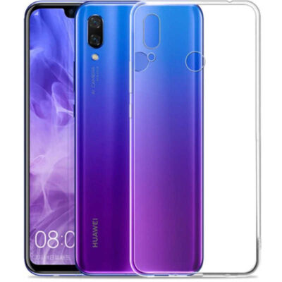 Huawei P Smart 2019 uyumlu Kılıf Şeffaf Soft Slim Fitt Süper Silikon Kapak T7295